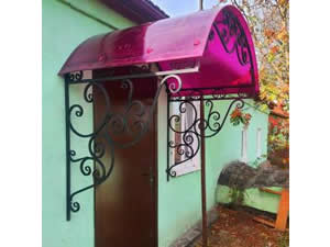 Козырек арочный навесной Козырёк 