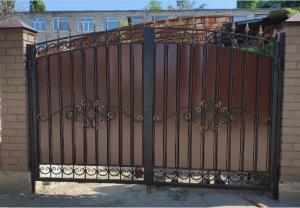 Арт. ПКЛ- 1 </br>Зашитые листом Ворота «ОСАТ 1552»