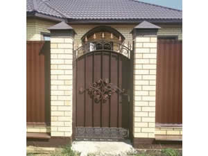 Арт. ПКЛ- 1 </br>Зашитые листом Ворота «ОСАТ 1552»