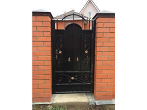 Арт. ПКЛ- 18 Ворота «Боярские – узорные арочные»