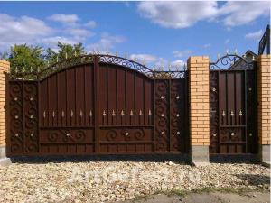 Арт. ПКЛ- 18 Ворота «Боярские – узорные арочные»