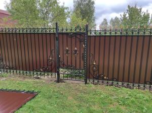 Секция забора (высота свыше 1,6м),  Арт. ЗП-66 «Базовый №13»