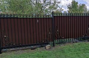 Секция забора (высота свыше 1,6м),  Арт. ЗП-66 «Базовый №13»